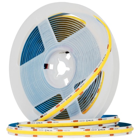 Taśma LED COB biały ciepły 12V 12W 50m Bemko