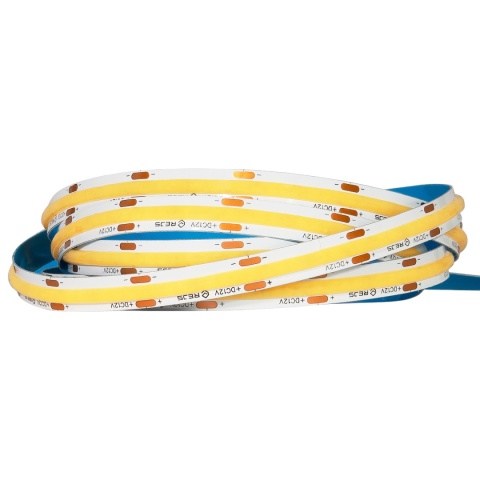 Taśma LED COB biały ciepły 12V 12W 50m Bemko