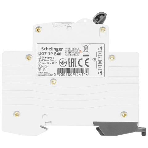 Wyłącznik bezpiecznik nadprądowy 1P B40A BEMKO