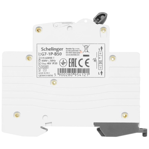 Wyłącznik bezpiecznik nadprądowy 1P B50A BEMKO