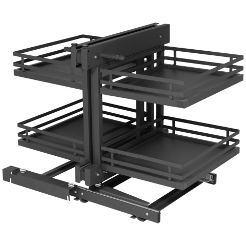 Kosz Cargo Magic Corner 1000mm MPTJ017EL Lewy Grafit AMIX