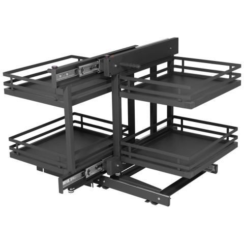 Kosz Cargo Magic Corner 1000mm MPTJ017EL Lewy Grafit AMIX