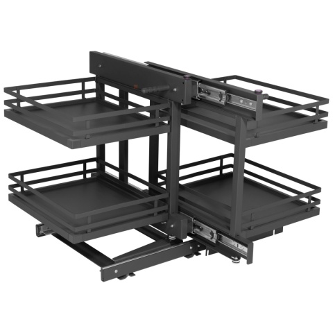 Kosz Cargo Magic Corner 1000mm MPTJ017ER Prawy Grafit AMIX