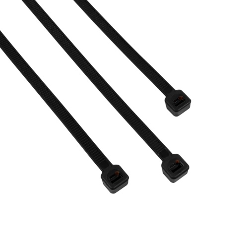 Opaski zaciskowe trytytki 2.5x100mm Czarne 100szt BEMKO