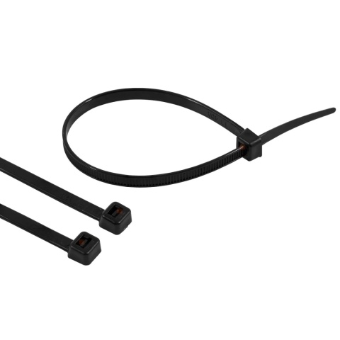 Opaski zaciskowe trytytki 2.5x100mm Czarne 100szt BEMKO