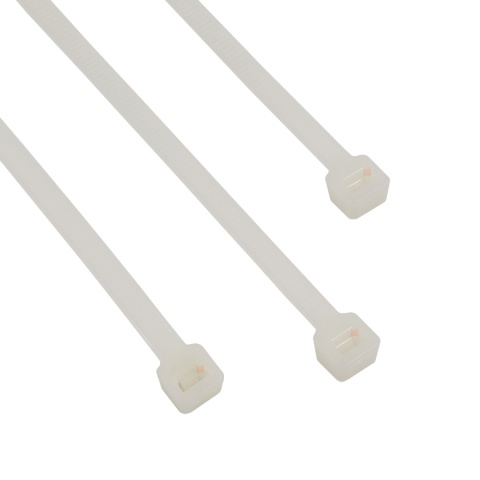 Opaski zaciskowe trytytki 3.6x140mm Białe 100szt BEMKO