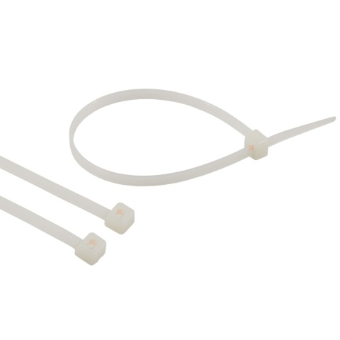 Opaski zaciskowe trytytki 3.6x140mm Białe 100szt BEMKO