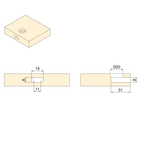 Włącznik Smart switch/door SIMPLE do opraw LED 12V/24V DC z podczerwienią Emuca