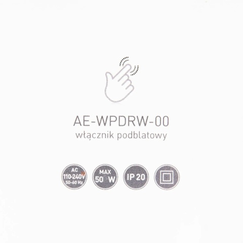 Włącznik bezdotykowy czujnik pod blat AE-WPDRW GTV