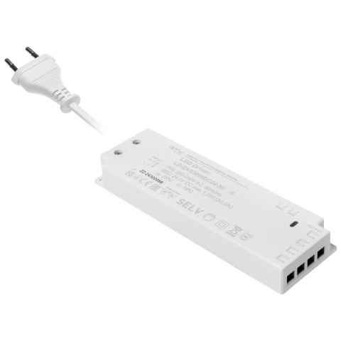 Zasilacz LED EASY CLICK 30W 24V IP20 do taśmy LED GTV