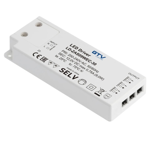Zasilacz LED EASY CLICK 9W 12V IP20 do taśmy LED GTV