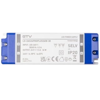 Zasilacz LED PRO+ 36W 24V IP20 do taśmy LED GTV