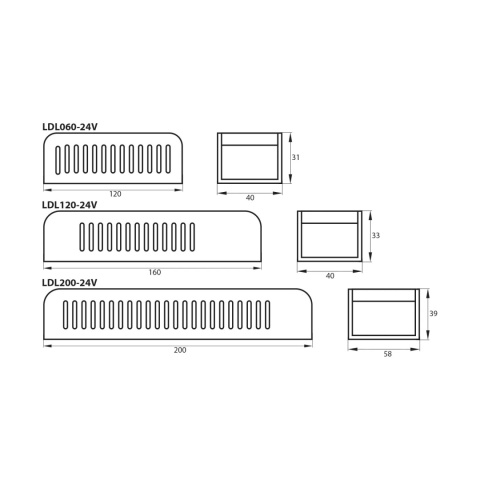 Zasilacz elektroniczny LED 24V 120W IP20 Bemko