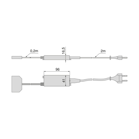 Konwerter Zasilacz napięcia stałego do opraw LED 12V DC, 15W, MINILED Emuca