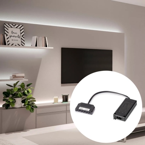 Konwerter Zasilacz napięcia stałego do opraw LED 12V DC, 6W, MINILED Emuca