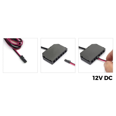 Konwerter Zasilacz napięcia stałego do opraw LED 12V DC, 6W, MINILED Emuca