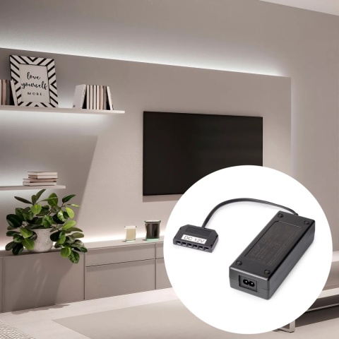 Konwerter Zasilacz napięcia stałego do opraw LED 12V DC, 72W, MINILED Emuca