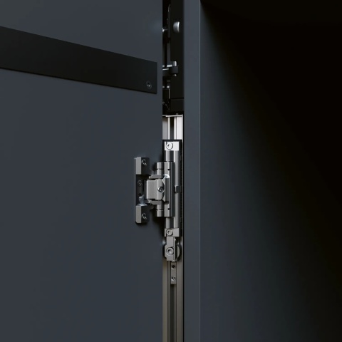 Podstawowy komplet okuć Concepta3 do drzwi przesuwnych LEWY 25kg Emuca