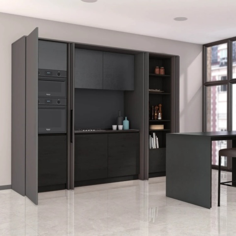 Podstawowy komplet okuć Concepta3 do drzwi przesuwnych LEWY 25kg Emuca