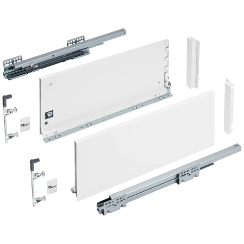 Szuflada ELITE BOX L-250mm H-199mm Bardzo Wysoka biała AMIX
