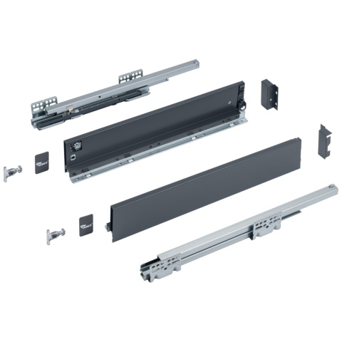 Szuflada ELITE BOX L-250mm H-84mm Niska antracyt AMIX