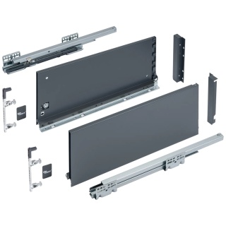 Szuflada ELITE BOX L-300mm H-199mm Bardzo Wysoka antracyt AMIX