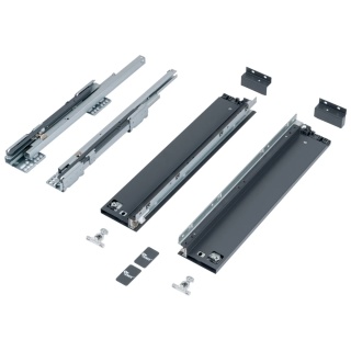 Szuflada ELITE BOX L-300mm H-84mm Niska antracyt AMIX