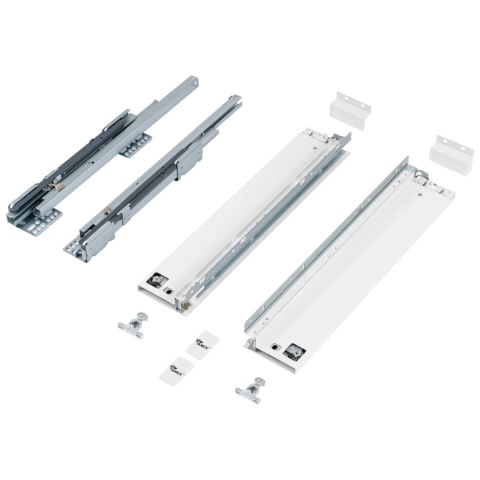 Szuflada ELITE BOX L-450mm H-84mm Niska biała AMIX