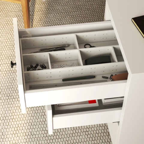 Szuflada ULTRA BOX H-118mm L-300mm Średnia biała REJS