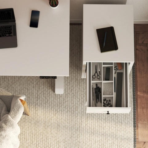 Szuflada ULTRA BOX H-167mm L-400mm Wysoka biała REJS