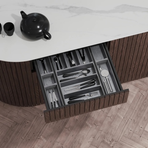 Szuflada ULTRA BOX H-199mm L-300mm Bardzo Wysoka grafit REJS