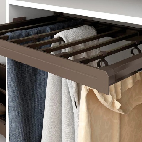 Wieszak na spodnie do szafy 600MM MOKA EMUCA