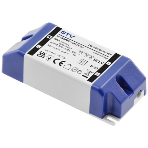 Zasilacz LED PRO+ 15W 12V IP20 do taśmy LED GTV