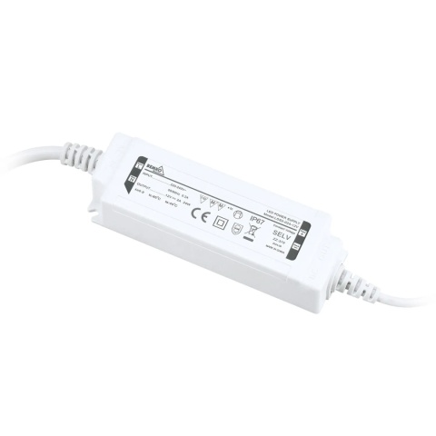 Zasilacz elektroniczny LED hermetyczny IP67 12V 24W Bemko