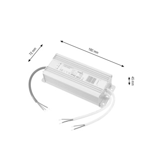 Zasilacz elektroniczny LED hermetyczny IP68 24V 60W