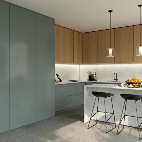 Zestaw okuć PUSH Concepta3 do drzwi przesuwnych PRAWY Emuca