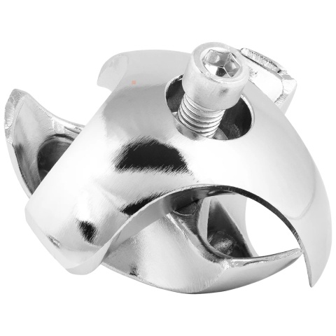 Złącze trzykierunkowe lewe złączka do drążka rury fi 25mm - chrom