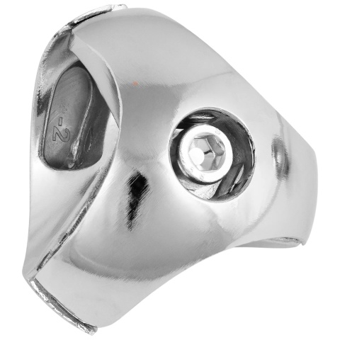 Złącze trzykierunkowe prawe złączka do drążka rury fi 25mm - chrom