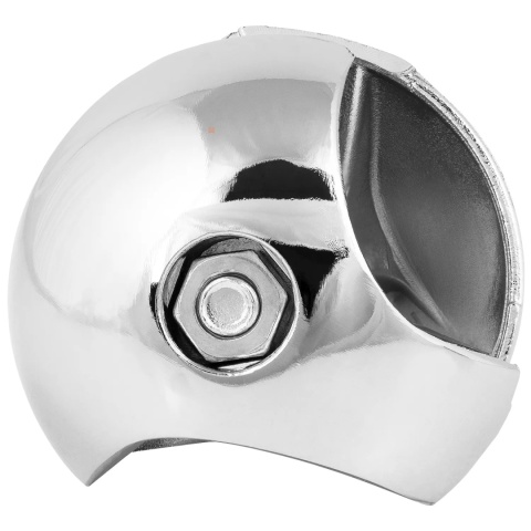 Złącze dwukierunkowe lewe złączka do drążka rury fi 25mm - chrom