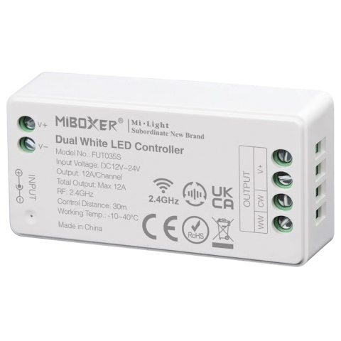Kontroler LED FUT035S Sterownik 2w1 taśma LED 12-24V 12A RF CCT