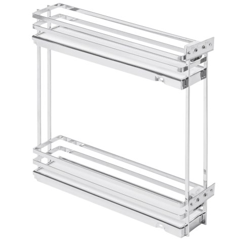 Kosz Cargo MovixPro 15 2P boczny lewy Biały Chrom GTV