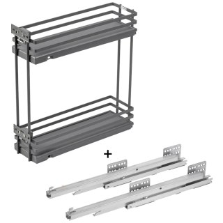 Kosz Cargo MovixPro 20 2P boczny prawy Antracyt GTV