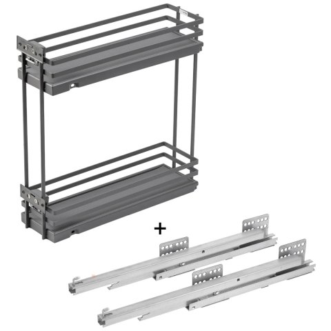 Kosz Cargo MovixPro 20 2P boczny prawy Antracyt GTV