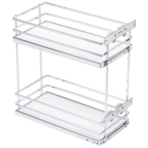 Kosz Cargo MovixPro 30 2P boczny Biały Chrom GTV