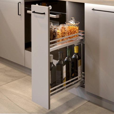 Kosz Cargo MovixPro 50 2P boczny Biały Chrom GTV