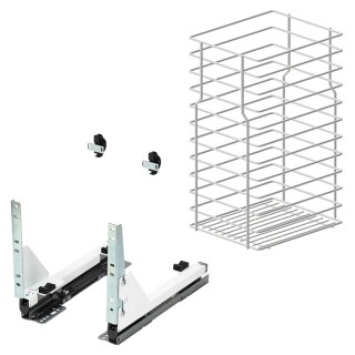 Kosz Cargo na bieliznę 40 płytki L-300 CICHY DOMYK Biały REJS