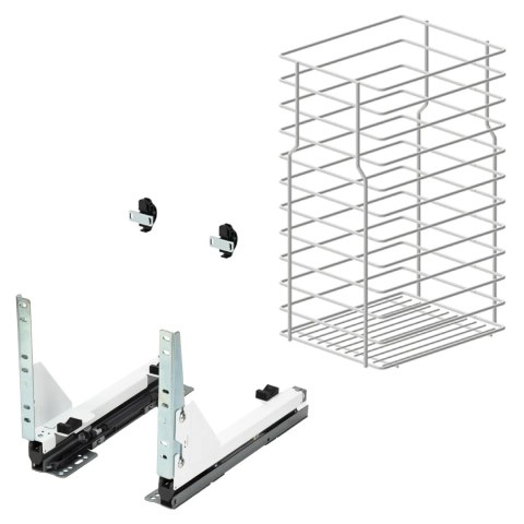 Kosz Cargo na bieliznę 50 płytki L-300 CICHY DOMYK Biały REJS