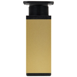 Nóżka meblowa kwadratowa regulowana h-100 aluminiowa Złoto brokat