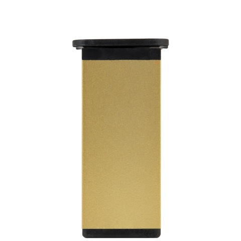 Nóżka meblowa kwadratowa regulowana h-100 aluminiowa Złoto brokat