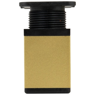 Nóżka meblowa kwadratowa regulowana h-60 aluminiowa Złoto brokat